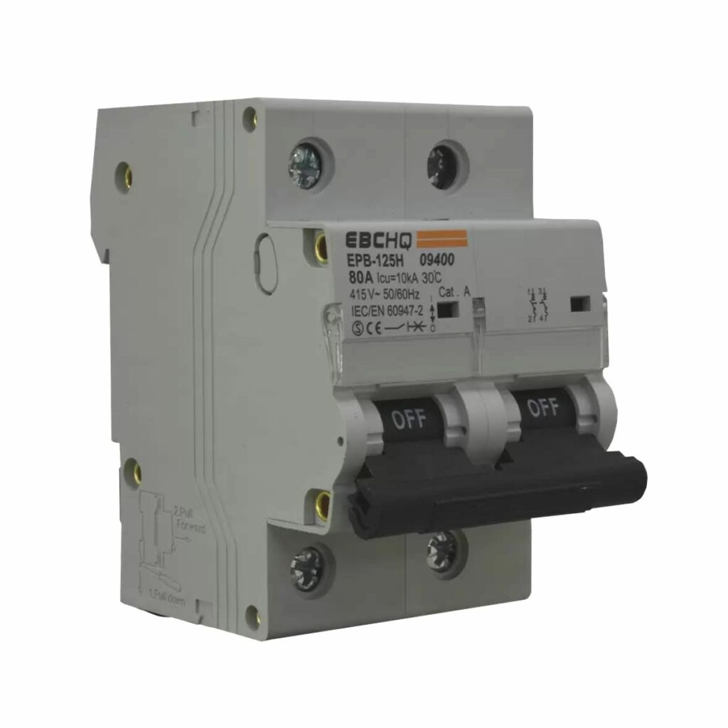 Breaker para riel DIN serie EPB125H – SUMIMTEC