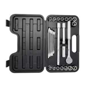 Juego de herramientas mecánicas mando 1/2" – 25 piezas - Métrico/Sae 86-736 - Image 2