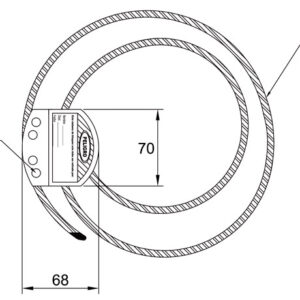 Portacandados múltiple cable diámetro 6 - Image 4