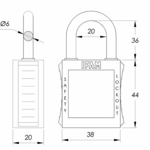 Candados LOTO serie SF40 - Image 5