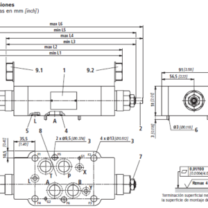 Válvula de retención y estranguladora, Z2FS16-8-3X/S REXROTH - Image 2