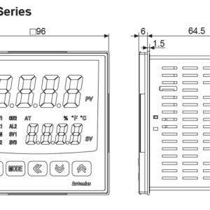 Controladores de temperatura digital serie TK4M 96 X 96MM AUTONICS - Image 2