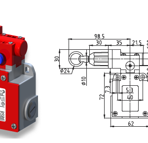 Finales de carrera de seguridad para guaya con reset serie SCM1 - Image 2