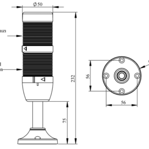 Balizas modulares tipo LED Serie IK (LED luz fija) EMAS - Image 2