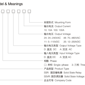 SSR unipolar para carga resistiva serie XSSR-DA XURUI - Image 2