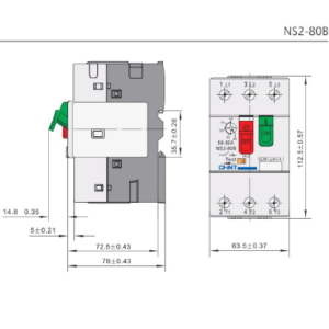 Guardamotores serie NS2-80B CHINT - Image 3