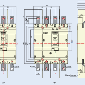 Breakers en caja moldeada ajustable serie NM8N CHINT - Image 3