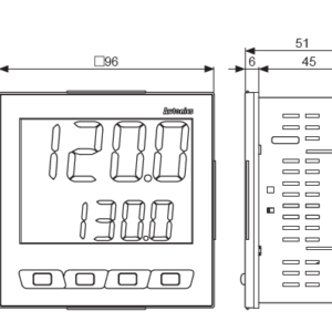 Controladores de temperatura digital serie TX4L 96 X 96MM AUTONICS - Image 3