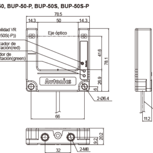 Sensores fotoeléctricos emisor-receptor serie BUP AUTONICS - Image 4