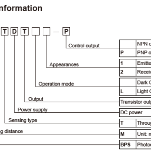 Sensores fotoeléctricos emisor-receptor serie BPS AUTONICS - Image 2