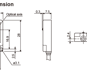 Sensores fotoeléctricos emisor-receptor serie BPS AUTONICS - Image 3
