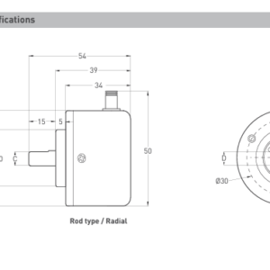 Encoders magnéticos incrementales rotativos serie MRI40 - Image 2